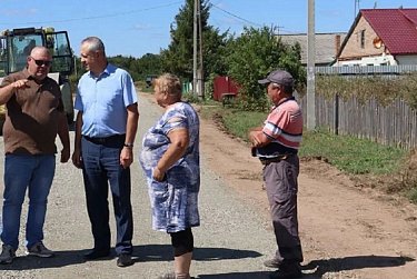 В Красногвардейском районе началось строительство дороги